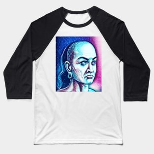 Chanakya Snowy Portrait | Chanakya Artwork 13 Baseball T-Shirt